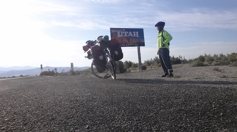 Irv Hoffman’s journey, which started Aug. 31 and ended 54 days later, took him through California, Nevada, Utah, Colorado, Kansas, Missouri, Illinois, Kentucky, Tennessee, Alabama and Georgia. CONTRIBUTED BY IRV HOFFMAN