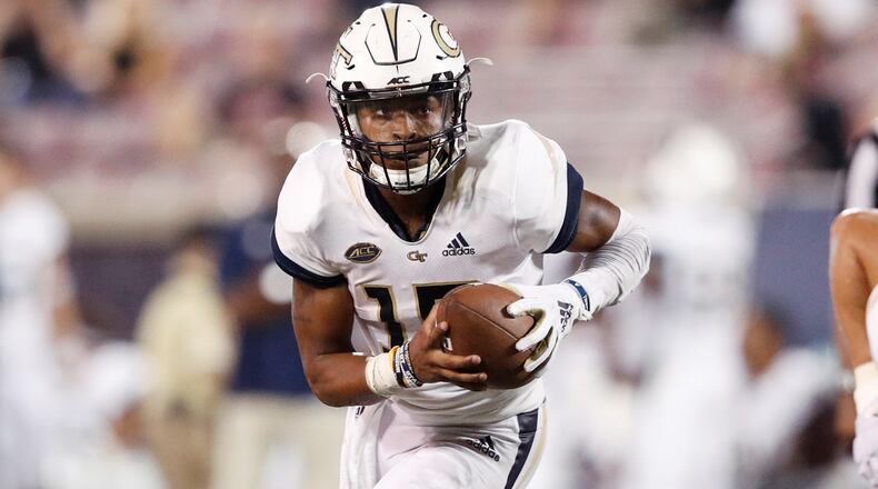 TaQuon Marshall of the Georgia Tech Yellow Jackets will likely remain the starting quarterback. (Photo by Joe Robbins/Getty Images)