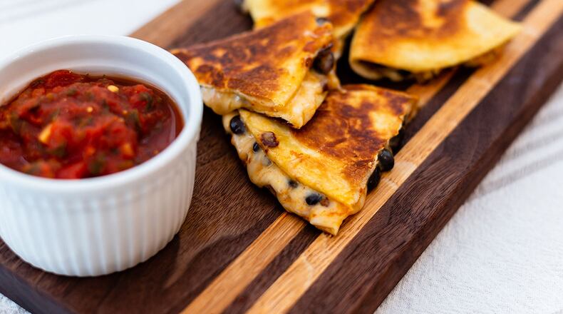 Smoky Black Bean Quesadillas