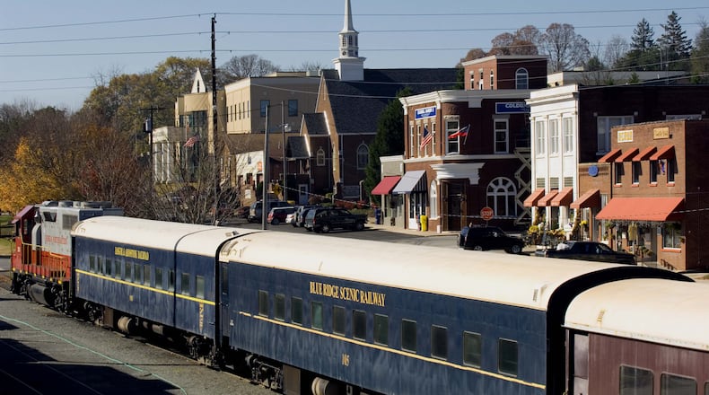Blue Ridge Scenic Railway.