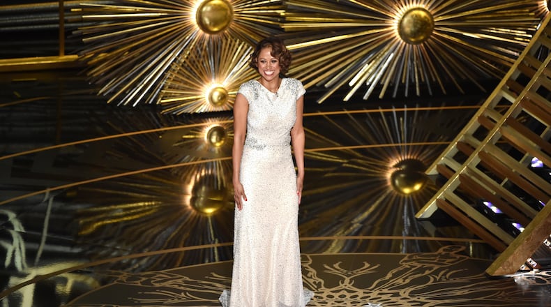 HOLLYWOOD, CA - FEBRUARY 28: Actress Stacey Dash speaks onstage during the 88th Annual Academy Awards at the Dolby Theatre on February 28, 2016 in Hollywood, California. (Photo by Kevin Winter/Getty Images)