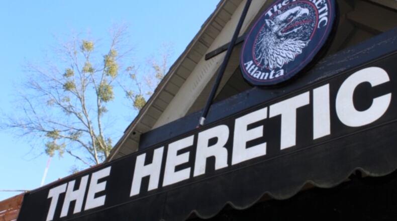 The Heretic, on 2069 Cheshire Bridge Road, is one of Atlanta’s earliest lesbian establishments and has remained a safe space for members of the LGBTQ community for close to 50 years, according to preservationist Charles Paine. JULISSA CANAS / JULISSA.CANAS@AJC.COM