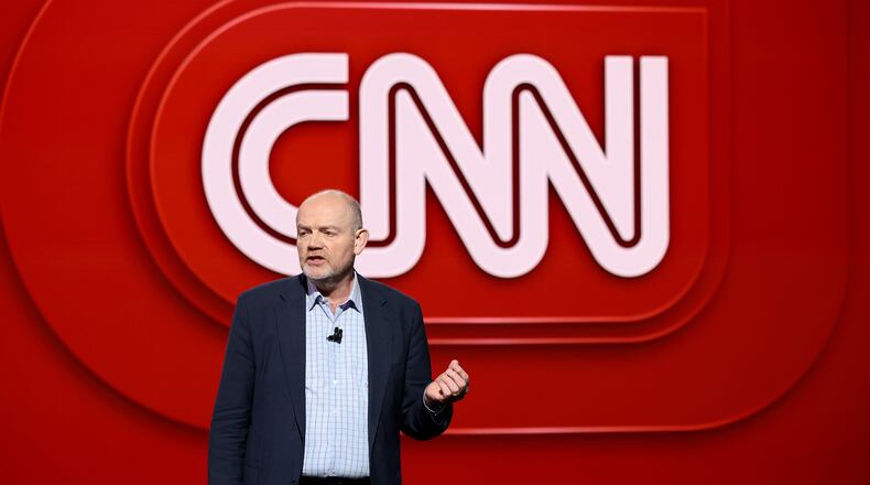 Mark Thompson, chairman and CEO of CNN Worldwide, speaks onstage during Warner Bros. Discovery Upfront 2024 on May 15, 2024, in New York City. (Dimitrios Kambouris/Getty Images for Warner Bros. Discovery/TNS)