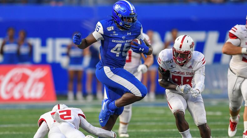 Georgia State tight end Roger Carter.