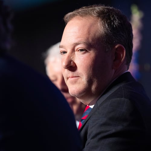 FILE - EPA Administrator Lee Zeldin listens during the annual Alaska Sustainable Energy Conference on June 3, 2025, in Anchorage, Alaska. (AP Photo/Jenny Kane, File)