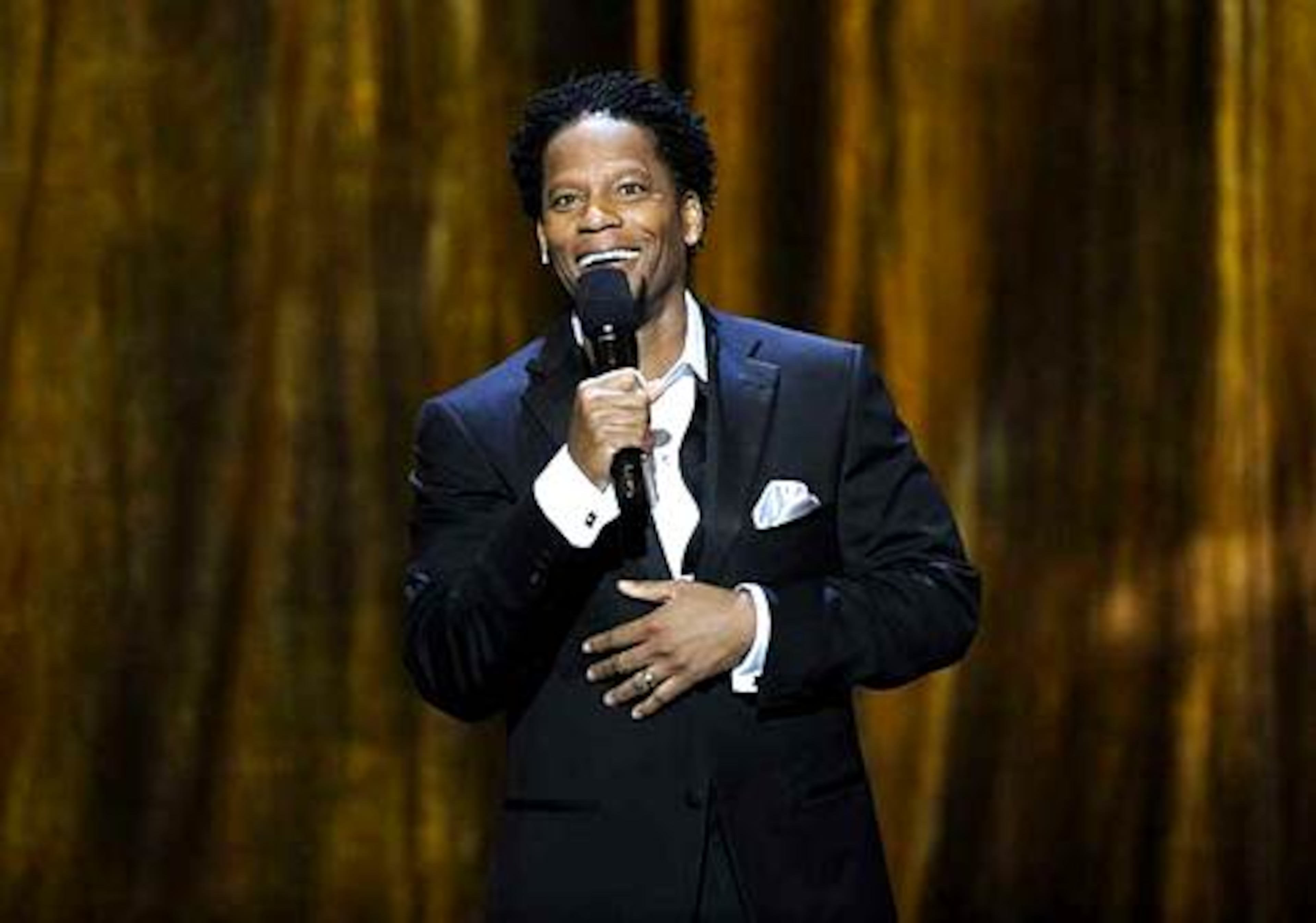 D.L. Hughley, pictured hosting the 39th NAACP Image Awards in 2008, may be best known as one of the four comedians who toured together as "The Original Kings of Comedy." Performances during the tour were filmed by Spike Lee and turned into a hit stand-up special/documentary in 2000. (Kevork Djansezian/AP 2008)