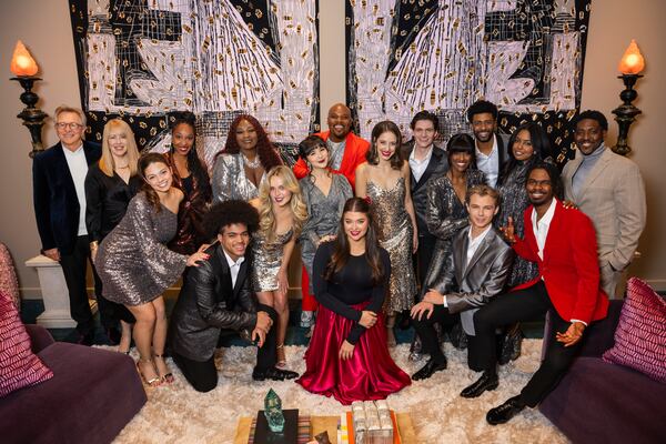 A group of Bee Sharps gather during the 2023 "Holiday Spectacular" performance. Courtesy of Douglas Gray