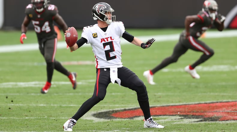 Atlanta sports is undergoing a makeover. Two community pillars, Freddie Freeman and Matt Ryan (above), changed teams this month.