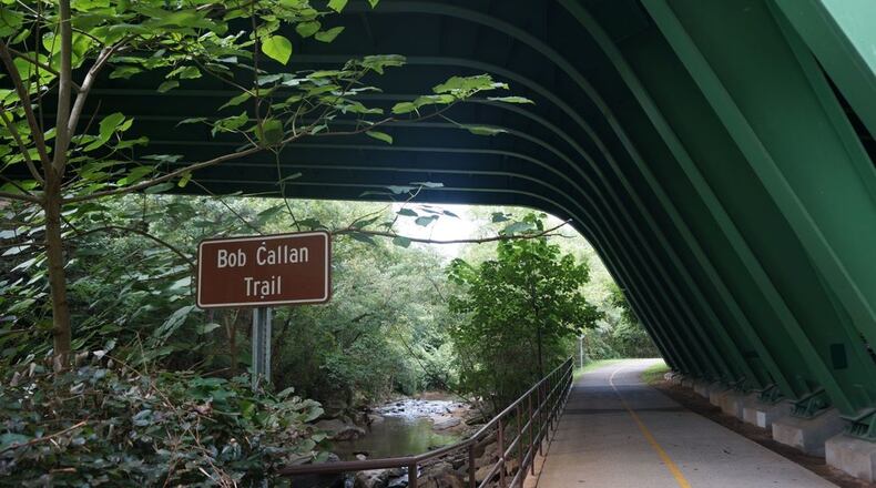 A 2.1-mile trail for bicyclists and pedestrians will be built from Interstate North Parkway to Terrell Mill Road for around $6.2 million. Courtesy of Cobb County