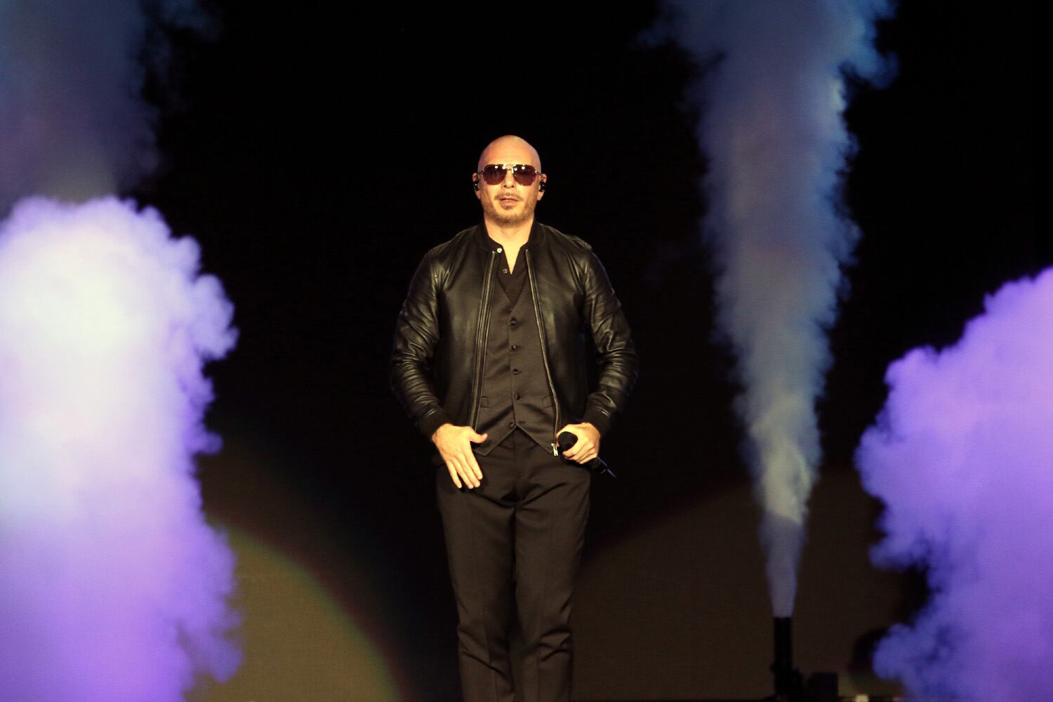 -- Pitbull performs "Don't Stop the Party"
Pitbull and Iggy Azalea energized sold out Ameris Bank Amphitheatre on Thursday, October 13, 2022 on the Can't Stop Us Now Tour.
Robb Cohen for the Atlanta Journal-Constitution
