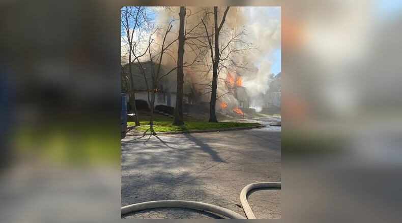 A fire at St. James Place in College Park claimed the lives of two dogs.