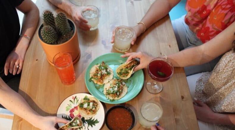 Tacos from the menu of La Chiquiada in Decatur.