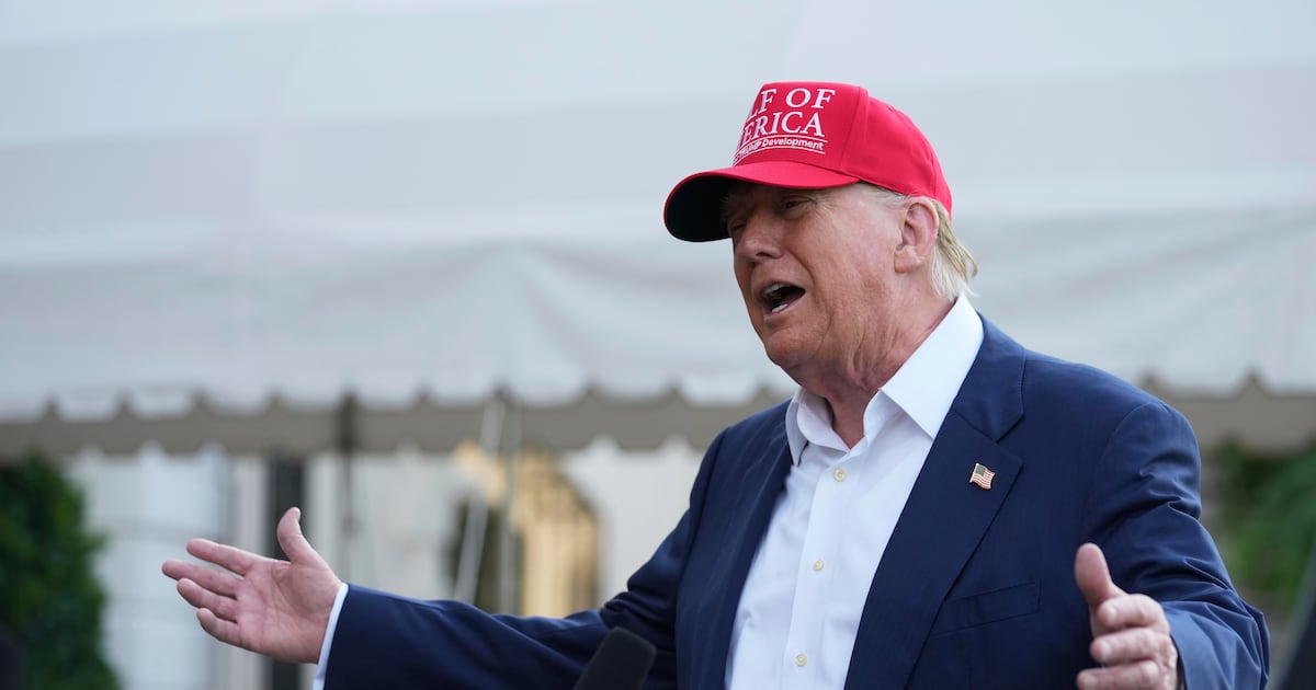 Trump tours Florida immigration lockup and jokes about escapees having to run from...