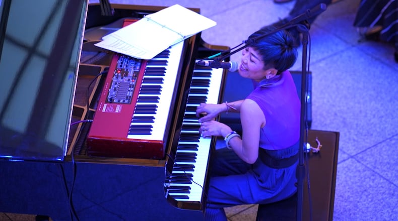 For Atlanta-based pianist and composer, Madoka Oshima, the mere act of playing brings on the flow state. (Photo by Mitchell Gant)