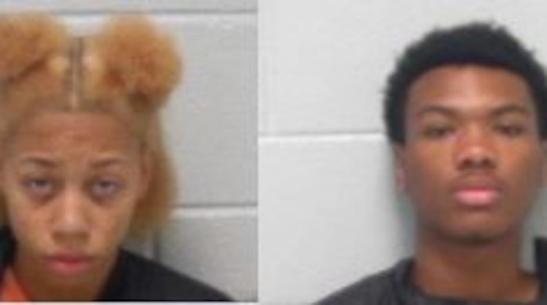 Seniya Asford-Conner (from left), Shadeed Dunson, Arpege Jackson (Credit: Carroll County Sheriff’s Office)