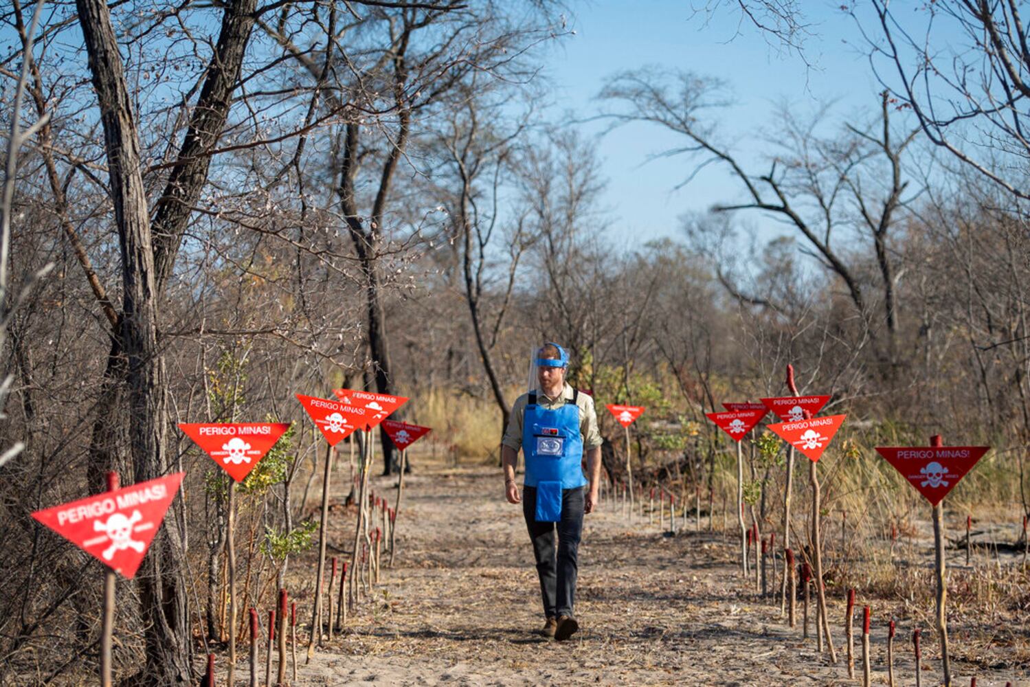 Photos: Prince Harry follows in Princess Diana's footsteps to rid world of landmines