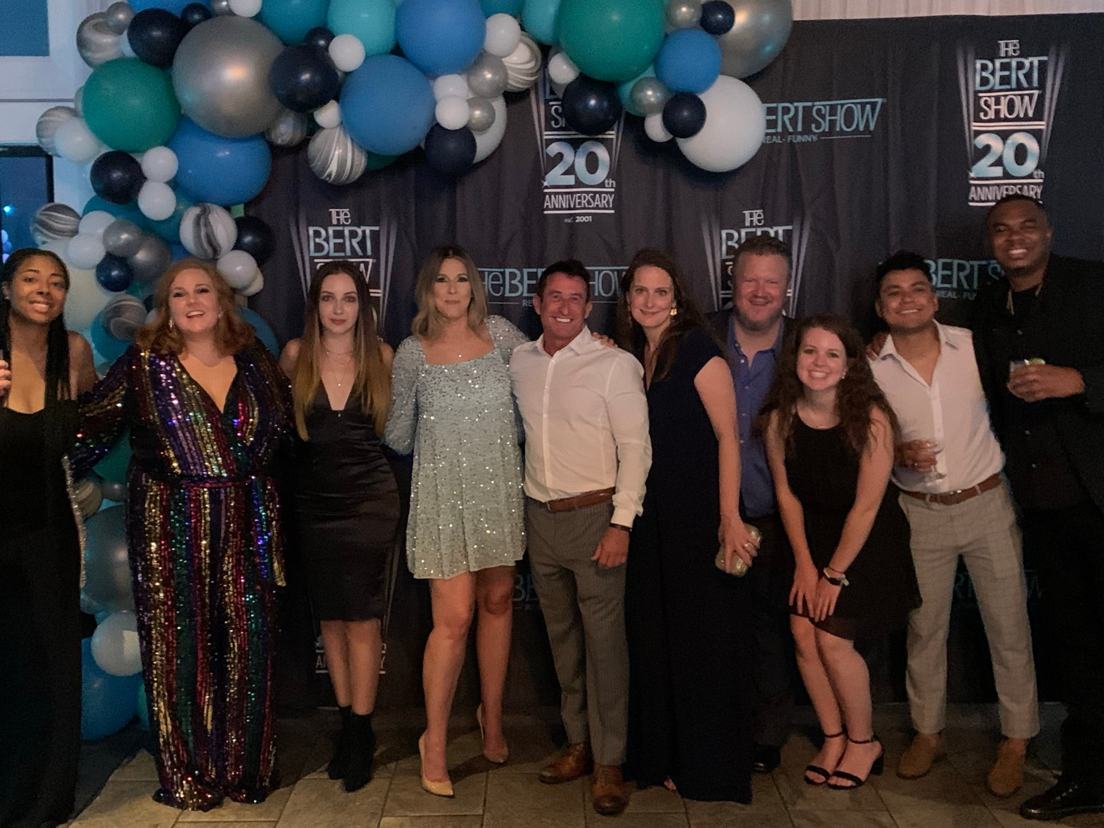 What was then the primary cast of the Bert Show at 5 Church in Midtown on July 17, 2021. RODNEY HO/rho@ajc.com