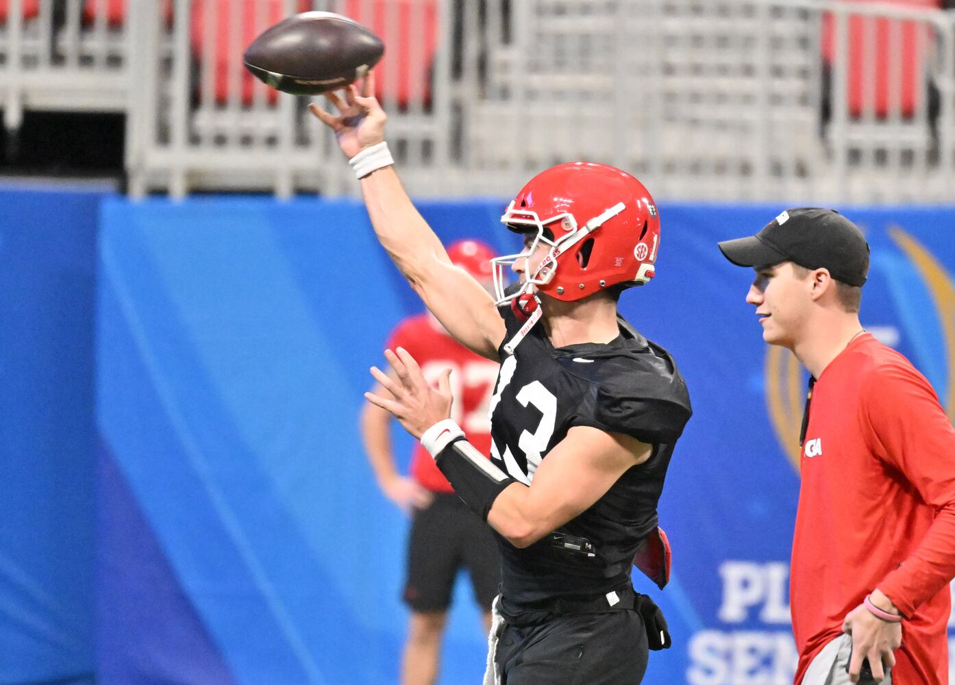 Peach Bowl Georgia practice