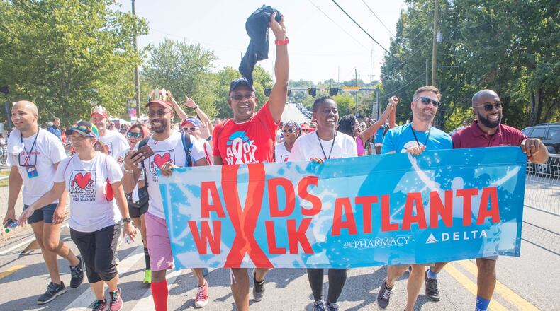 Thousands of metro Atlantans participated Sunday in the annual AIDS Walk. CONTRIBUTED