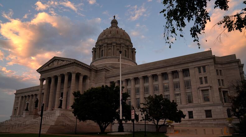 FILE - The Missouri State Capitol is seen, Sept. 16, 2022, in Jefferson City, Mo. (AP Photo/Jeff Roberson, File)