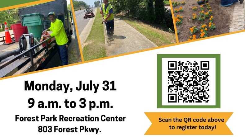 After several years of job losses, government is one of the sectors that has been adding employees. Forest Park's Public Works Job Fair is scheduled for July 31 at the Forest Park Recreation Center, 803 Forest Parkway. (Courtesy of Forest Park)