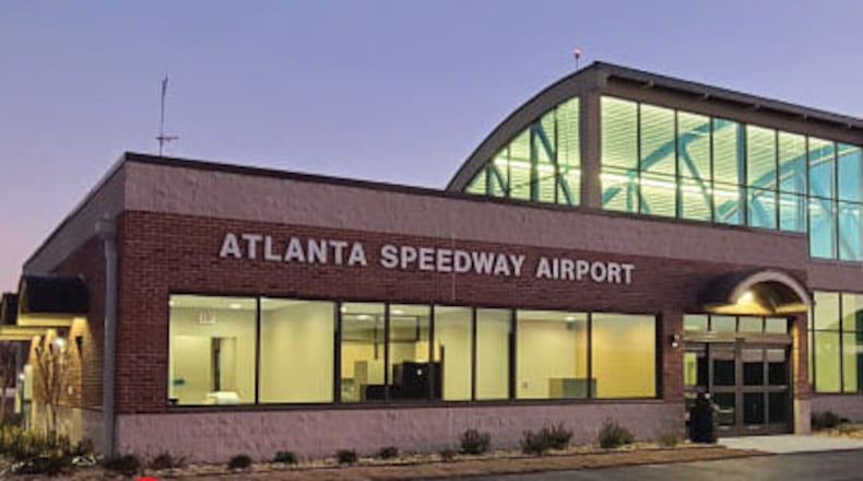 The new FBO at Atlanta Speedway Airport.