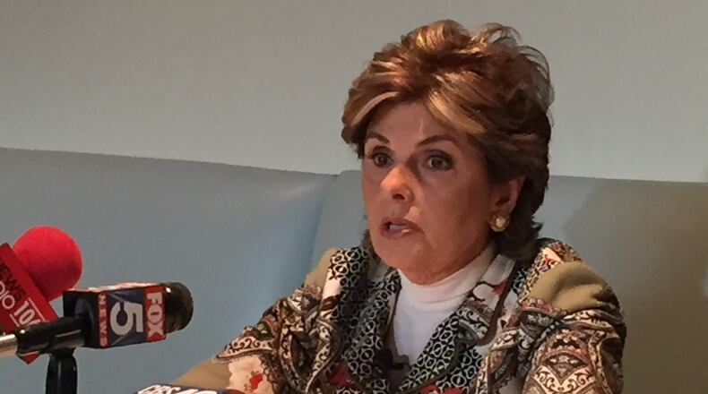 Attorney Gloria Allred came to Atlanta Thursday to declare victory in a free speech case regarding a Bill Cosby protest at Cobb Energy Performing Arts Centre. CREDIT: Rodney Ho/ rho@ajc.com