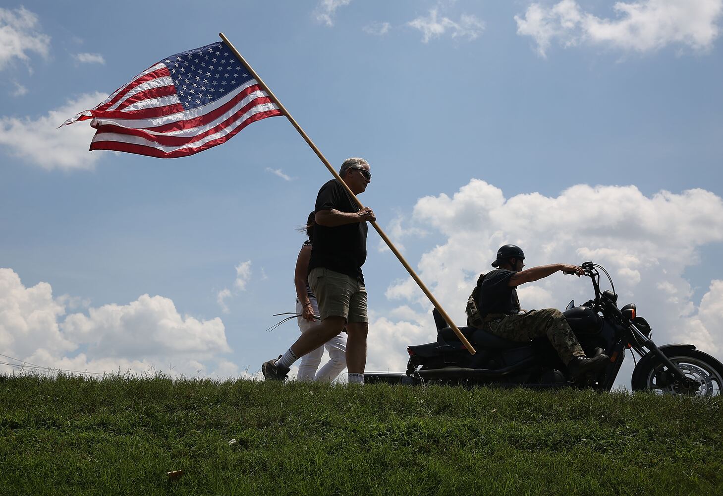 Memorial setup for Chattanooga shooting victims