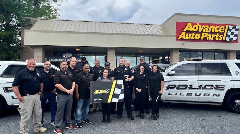 Advance Auto Parts has partnered with the Lilburn Police Department to launch a unique program designed to increase roadway safety. (Courtesy Advance Auto Parts)