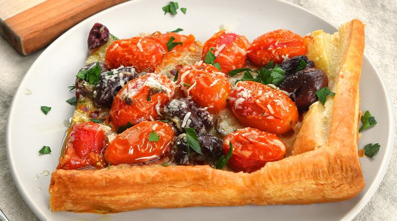 For a flavor-packed dish, make a Puttanesca Tart for dinner. (Chris Hunt for The Atlanta Journal-Constitution)