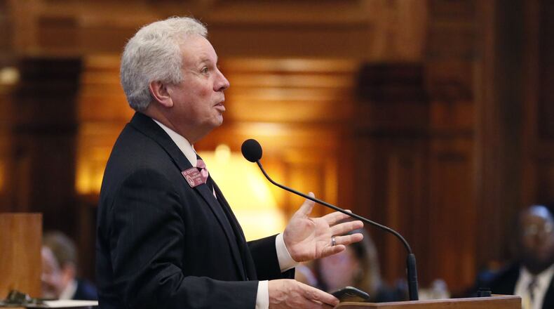 State Rep. Ron Stephens, R - Savannah, during the 2019 General Assembly. Bob Andres / bandres@ajc.com