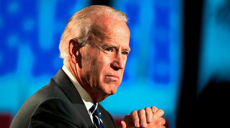 It is believed the Clinton campaign thinks Joe Biden is the man to mitigate damage to global relationships caused by Donald Trump’s run for the White House. (Brandon Kruse, file photo/The Palm Beach Post)