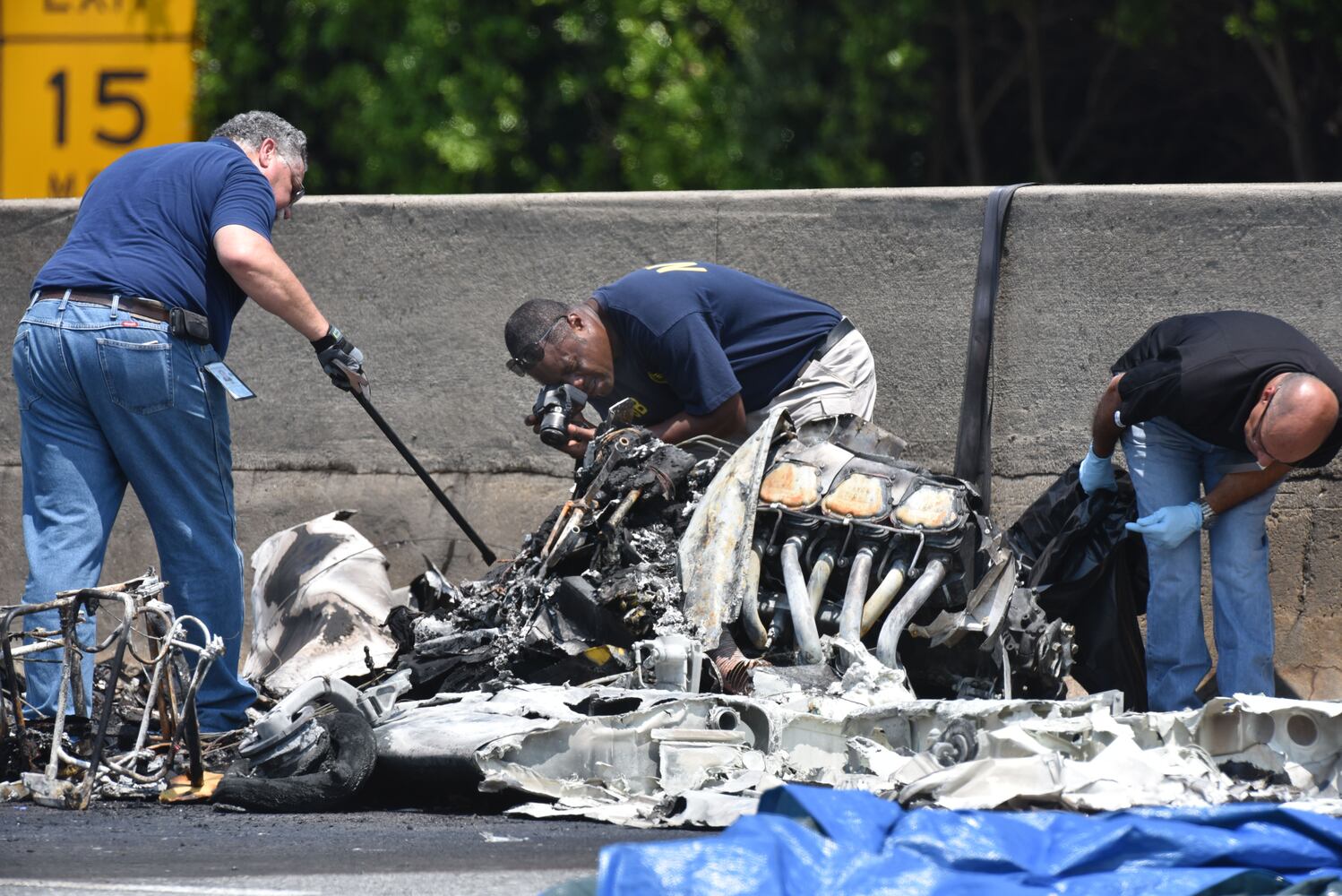Plane crash I-285 Atlanta