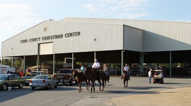 The new exhibit hall at Jim R. Miller Park will cost an estimated $13.2 million. AJC file photo