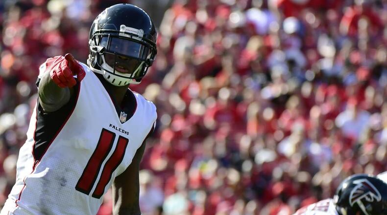 Falcons wide receiver Julio Jones