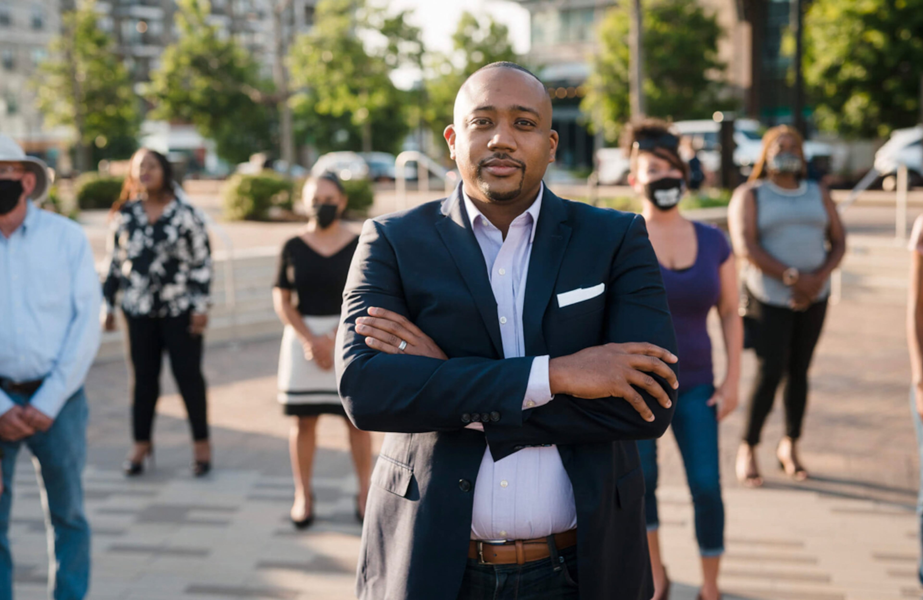 Dontaye Carter is one of three candidates challenging incumbent Mayor Rusty Paul of Sandy Springs.