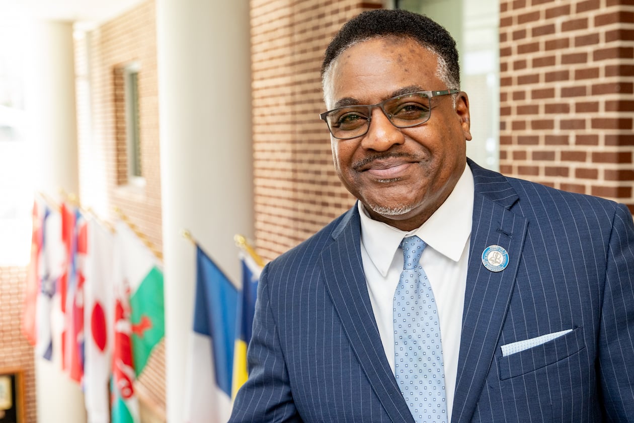 Clayton County Schools Superintendent and CEO Anthony W. Smith, pictured here at district’s central office in 2023, will retire in February 2026. (Jenni Girtman for the AJC)