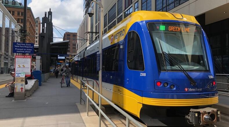 MARTA’s plans for Atlanta include 29 miles of light rail, like this line in Minneapolis.