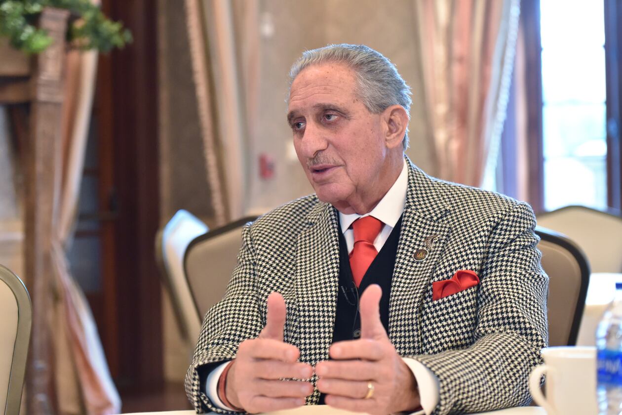 Atlanta United and Atlanta Falcons owner Arthur Blank talks a little soccer: "I'm thrilled about all (the success) and I'm deeply appreciative of all that." (Hyosub Shin/AJC)