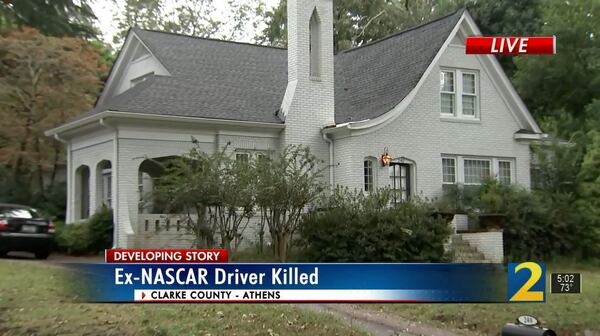 John Wes Townley was shot Saturday at this home in Athens.
