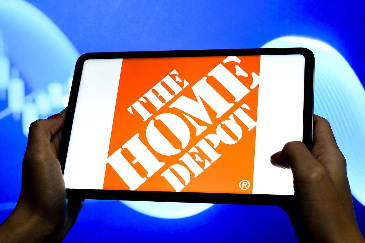 Home Depot has launched a new AI-powered tool to help professional contractors. (Photo illustration by Sheldon Cooper/SOPA Images/LightRocket via Getty Images)
