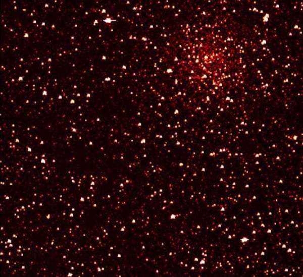 This image zooms into a small portion of Kepler's full field of view - an expansive, 100-square-degree patch of sky in our Milky Way galaxy. An eight-billion-year-old cluster of stars 13,000 light-years from Earth, called NGC 6791, can be seen in the image.