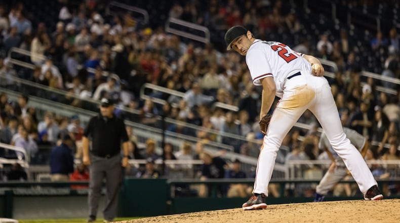 Senator Jon Ossoff (D-GA) pitches during the Congressional baseball game at Nationals Park in Washington, DC on September 29th, 2021.