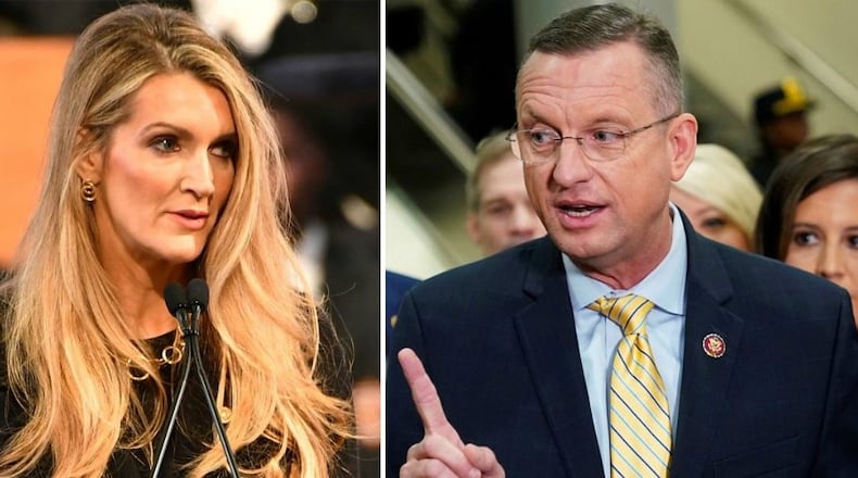 U.S. Sen. Kelly Loeffler and U.S. Rep. Doug Collins.