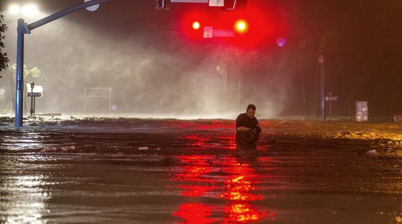 Any huge storm that slams through the Gulf of Mexico is a threat to metro Atlanta’s fuel supply. But Hurricane Nate (pictured here) didn’t disrupt the fuel system the way Irma and Harvey did. AJC File Photo.