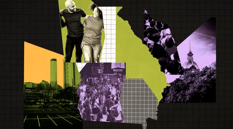(Photo Illustration: Philip Robibero / AJC | Source: Getty, Pexels)