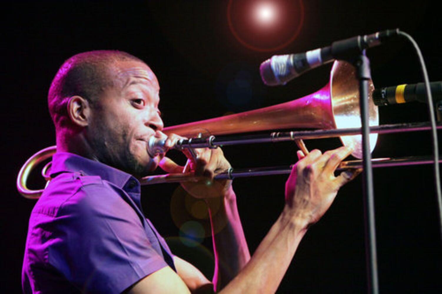 Trombone Shorty gets funky at Center Stage