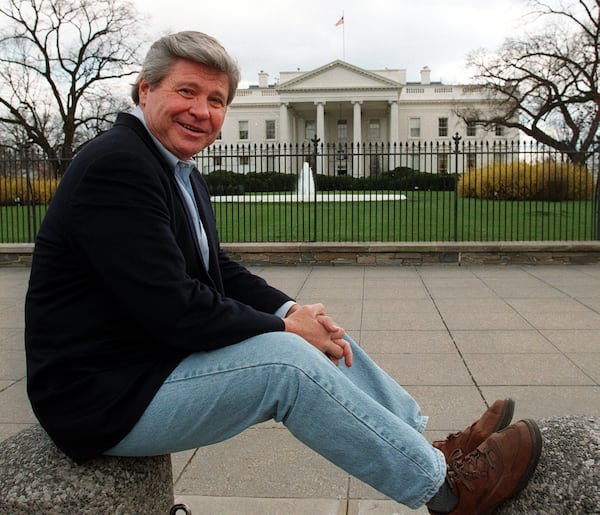 Ben Jones, seen here outside the White House in 1998. (Rick McKay/AJC)