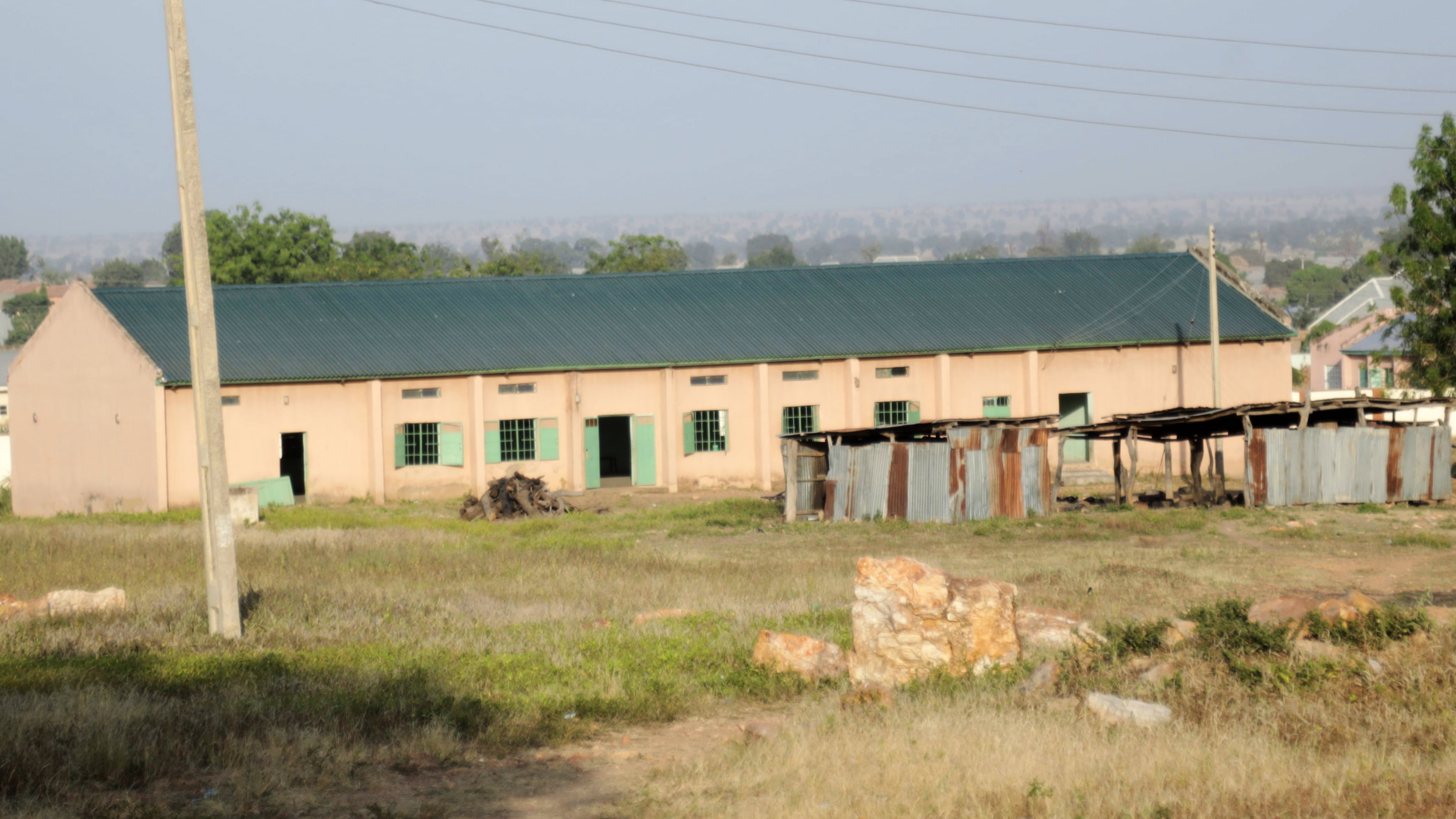 A general view of the school from which school children were kidnapped by gunmen in Kebbi, Nigeria, Monday, Nov 17, 2025. (AP Photo/Deeni Jibo)
