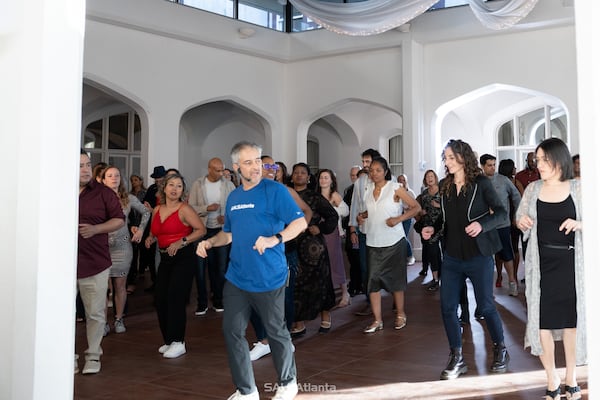 Julian Mejia instructs students during a casino class at Callanwolde Fine Arts Center. (Courtesy of Julian Mejia Photography)